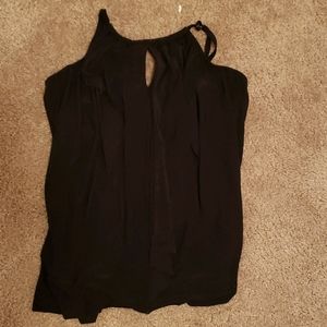 Miraclesuit Black tiered top